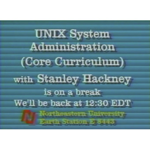 UNIX system administration
