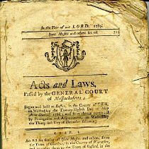 Acts and Laws Passed by the General Court of Massachusetts