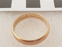 Wedding Anniversary Band of Nathaniel T. Allen