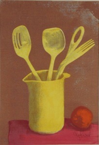 "Kitchen Helpers" Cy Fried (1917-2010)