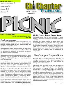Chi Chapter Tribune Vol. 38 Iss. 08 (August, 1999)