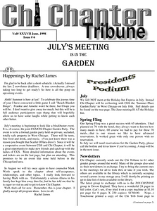 Chi Chapter Tribune Vol. 37 Iss. 06 (June, 1998)