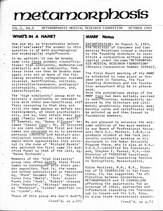 Metamorphosis Vol. 2, No. 5 (October 1983)