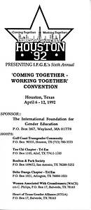 Coming Together - Working Together Convention Brochure (Apr. 6-12, 1992)
