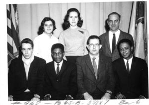 Members of Suffolk University's Psychology Club, 1960