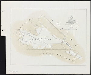 [Plans of the South Bay]. Map C. Plan of South Bay showing changes in the Harbor Commissioners Lines