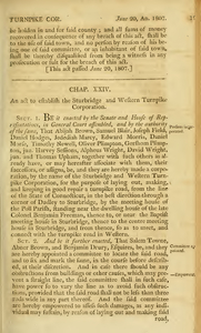 1807 Chap. 0024. An act to establish the Sturbridge and Western Turnpike Corporation.