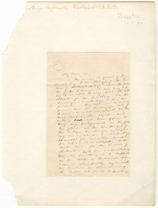 Jonathan Cogswell Perkins letter to unidentified recipient, 1851 December 17