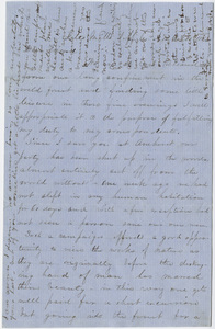 Letter from unidentified correspondent to Orra White Hitchcock, 1852 October 30