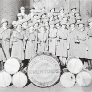 Girl Scouts drum and bugle corps