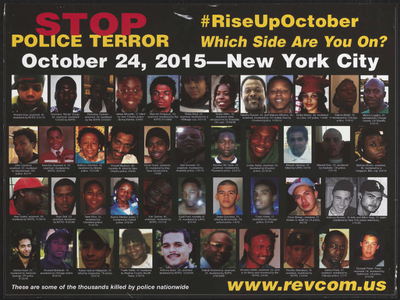 Stop police terror : #RiseUpOctober