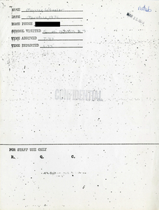 Citywide Coordinating Council daily monitoring report for South Boston High School by Marilee Wheeler, 1976 March 16