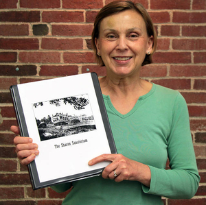 Elisabeth McGregor at the Sharon Mass. Memories Road Show