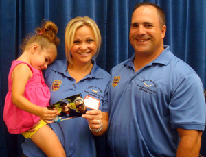 Selena, Carla, and Jorge Orta at the Waltham Mass. Memories Road Show