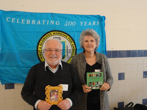 Frank Fotis and Mary Ned Fotis at the Lexington Mass. Memories Road Show