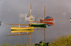 Cat boats at Snug Harbor