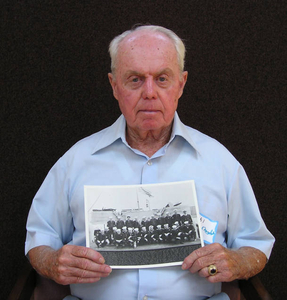 Francis Murphy, Jr. at the World War II Mass. Memories Road Show