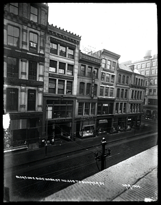 Buildings on east side of Washington Street, 408 to Summer Street