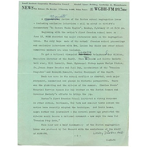 Press release, February 18, 1964.