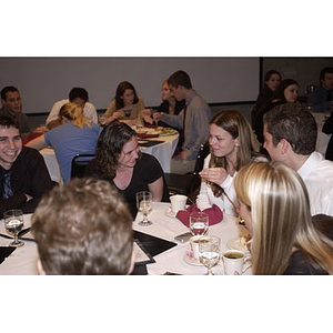 Students dining together at the Student Activities Banquet