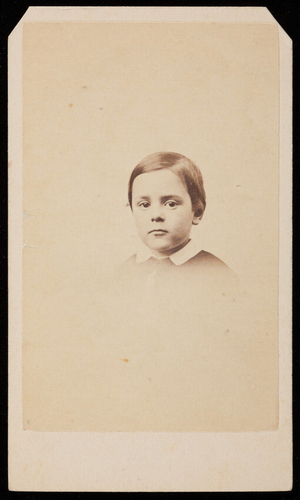 Studio portrait of Arthur Tobey, Boston, Mass., undated