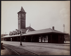 Railroad station, Waltham, Massachusetts