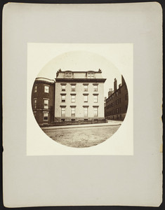 Exterior view of No. 18 Beacon Street, corner Walnut, Mason House, Boston, Mass., ca. 1890