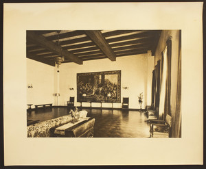 Interior view of Eleanora R. Sears's Garage house, sitting room, 5 Byron St., Boston, Mass., ca. 1941