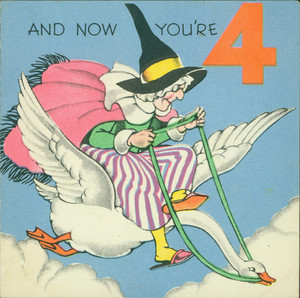 Birthday cards, ca. 1940-1949
