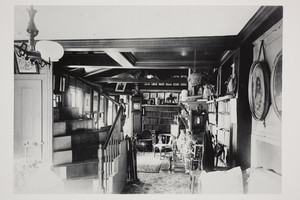 Interior view of the Dorothy Quincy House, study, Quincy, Mass., undated