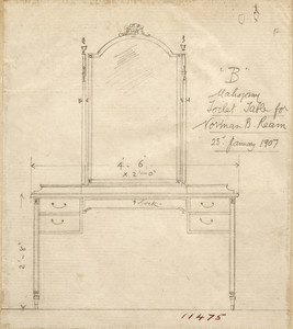 Toilet Table and Mirror