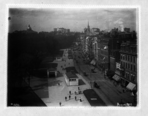 View of Boylston Street Station and Tremont Street, Boston, Mass., August 1899