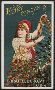 Trade card for the Estey Organ Co., Brattleboro, Vermont, undated