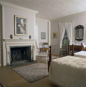 Twin bed chamber, Hamilton House, South Berwick, Maine