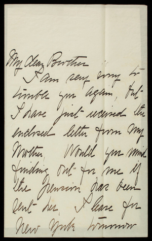 Julia [Casey] Bloodgood to Thomas Lincoln Casey, November 2, 1894