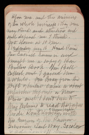 Thomas Lincoln Casey Notebook, November 1894-March 1895, 083, upon me and the animus