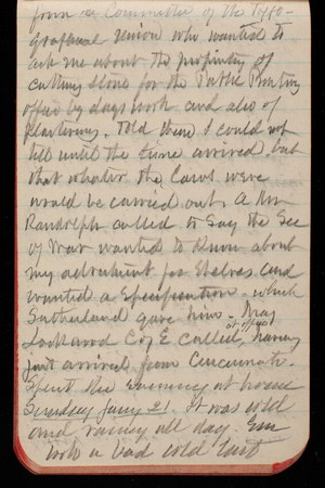 Thomas Lincoln Casey Notebook, November 1893-February 1894, 68, form a committee of the Typo-