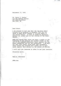 Letter from Mark H. McCormack to Ernst G. Knappe