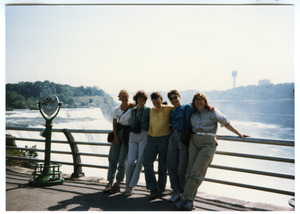 Group of women at Niagara Falls