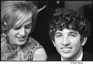 United States Student Press Association Congress: Peter Simon with an unidentified woman