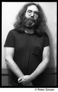 Jerry Garcia: half-length portrait, facing the camera