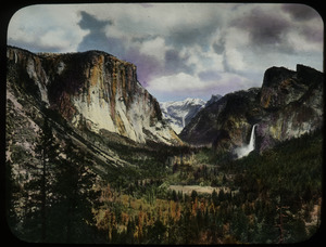Yosemite Valley: El Capitan and Bridalveil Fall in distance