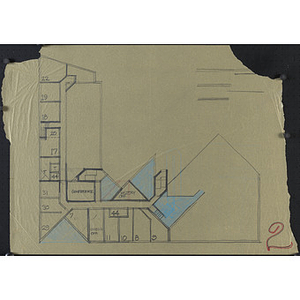 Harriet Tubman House second floor room layout