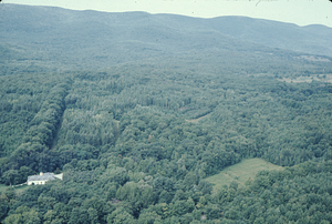 Aerial oblique view West from Bulkley St and NW Hill Rd 2 Sept 1971.