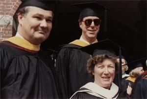 Trustees at Commencement 1990, II.