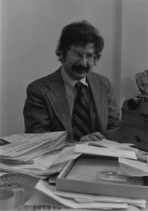 Goodman at the Typewriter.