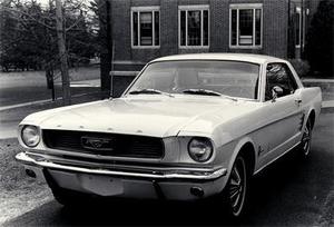 Mabel Woolley's Mustang.