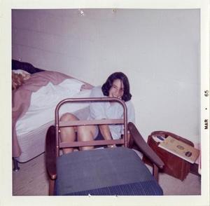 Nancy Pearlstine '67 in Dorm.