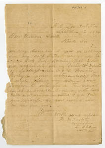 Letters to William Smith from Foster-Frible