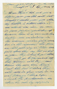 Correspondence by Rufus Chapman, 1864 January-April